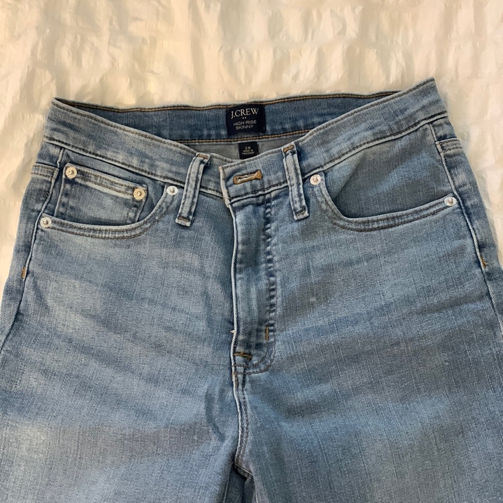 J Crew Factory Stretch Skinny Jean - Light Wash